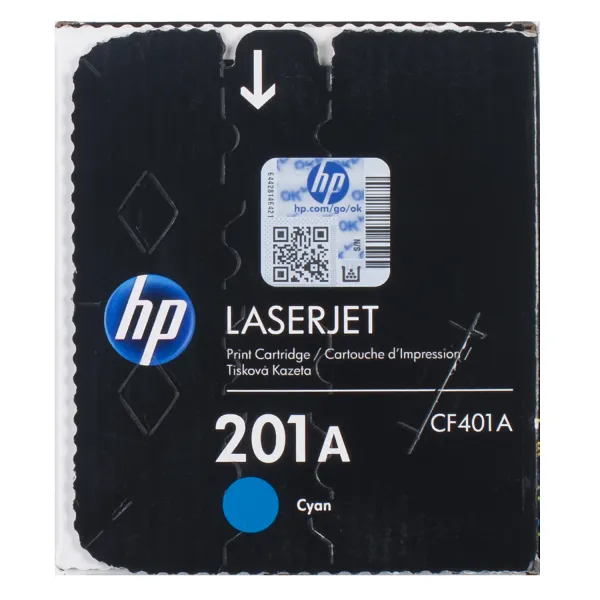 Картридж 201A голубой HP (CF401A) - Фото 3