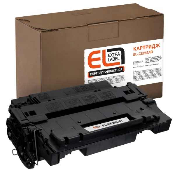 Картридж сумісний HP 55A (CE255A) Extra Label (EL-CE255AR)
