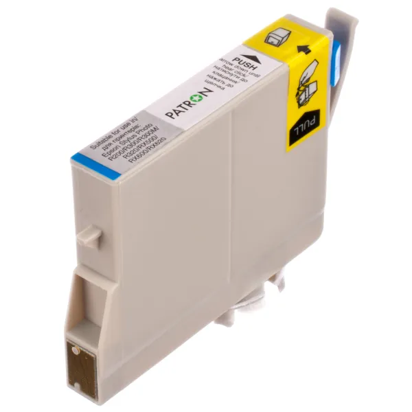 Картридж совместимый Epson T0482 (C13T04824010) 460 стр, голубой Patron (PN-0482) - Фото 3