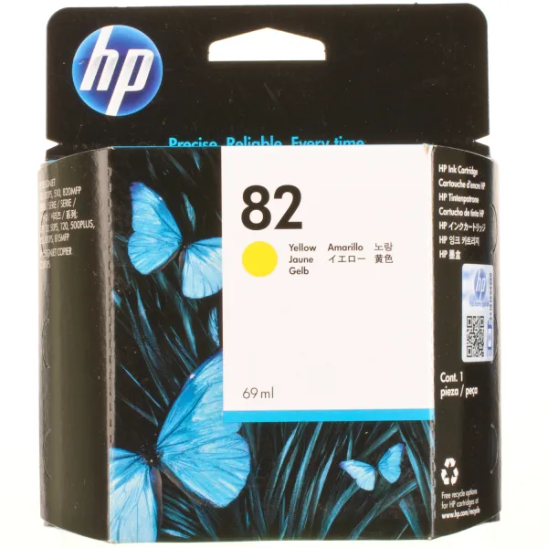 Картридж №82 желтый HP (C4913A) - Фото 3