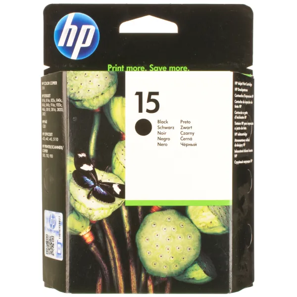 Картридж №15 черный HP (C6615DE) - Фото 5