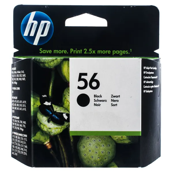 Картридж №56 черный HP (C6656AE) - Фото 4