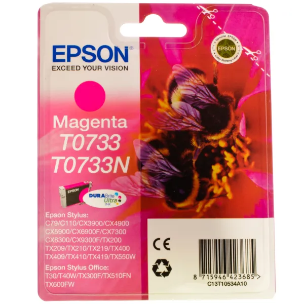 Картридж T07334А/T10534A пурпуровий Epson (C13T07334А10/C13T10534A10) - Фото 2