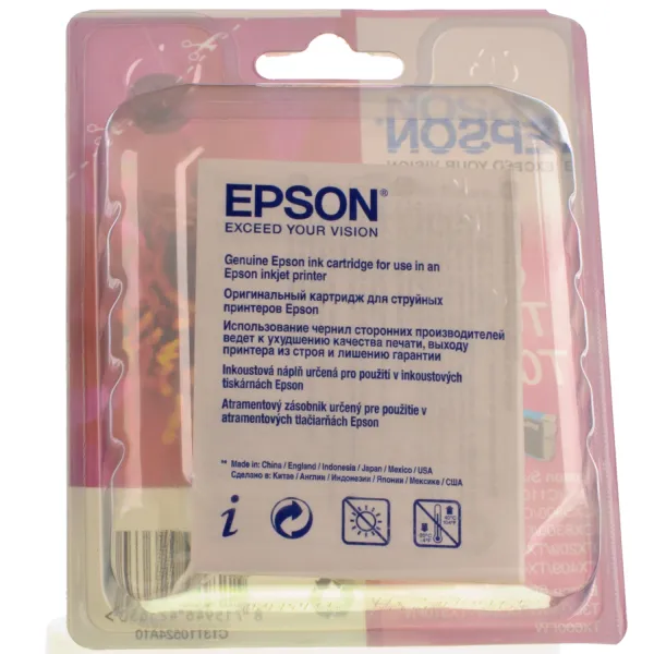 Картридж T07324А/T10524A блакитний Epson (C13T07324А10/C13T10524A10) - Фото 2