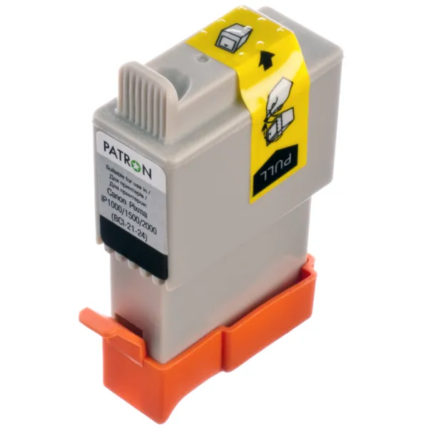 Картридж совместимый Canon BCI-21/BCI-24 (0954A002/6881A002) 225 стр, черный Patron (PN-21/24BK) - Фото 3