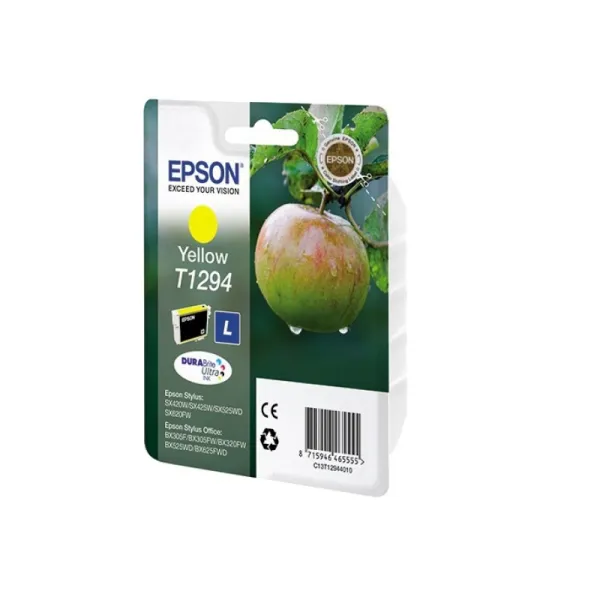 Картридж T12944 545 стр, желтый Epson (C13T12944011/C13T12944012)