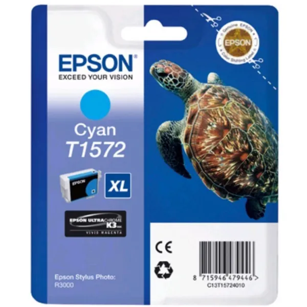 Картридж T157240 голубой Epson (C13T15724010)