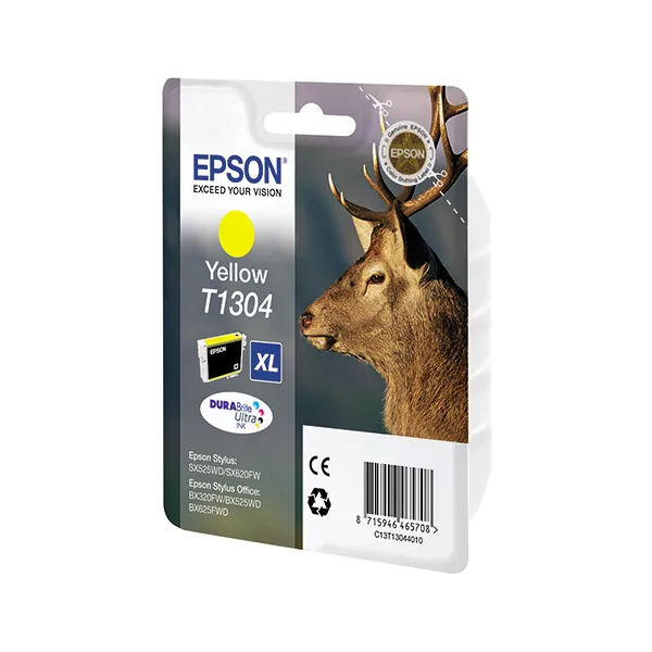 Картридж T13044 XL желтый Epson (C13T1304410/C13T13044012)
