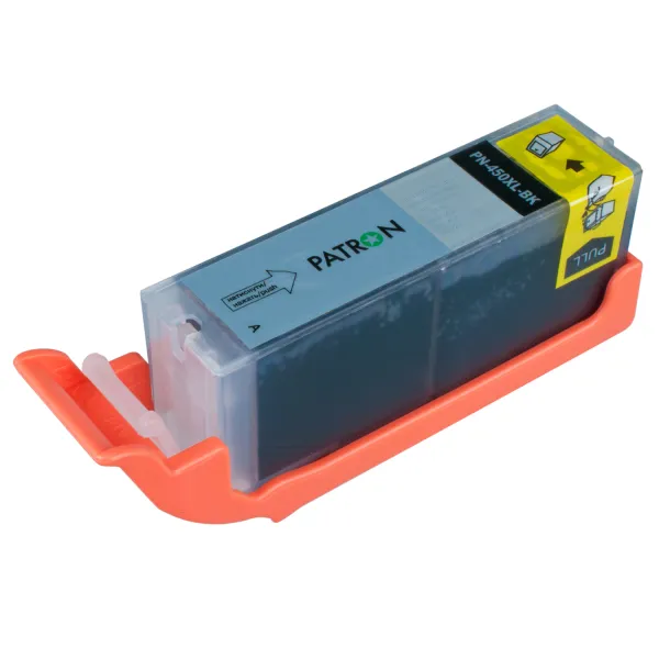 Картридж совместимый Canon PGI-450PGBK XL (6434B001) 500 стр, черный Patron (PN-450XL-BK) - Фото 3