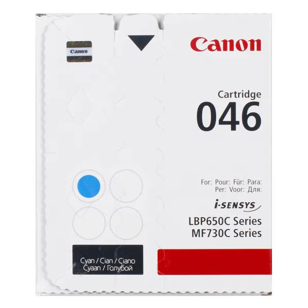 Картридж 046 голубой Canon (1249C002) - Фото 2
