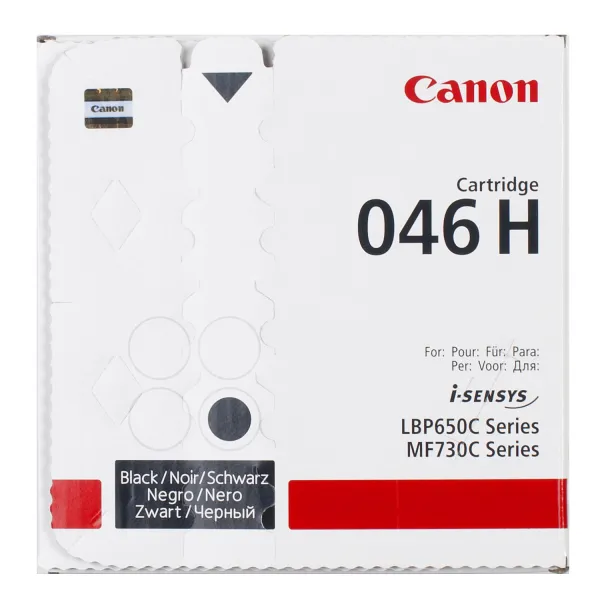 Картридж 046H черный Canon (1254C002) - Фото 2