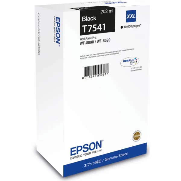 Картридж T754140 XXL черный Epson (C13T754140)