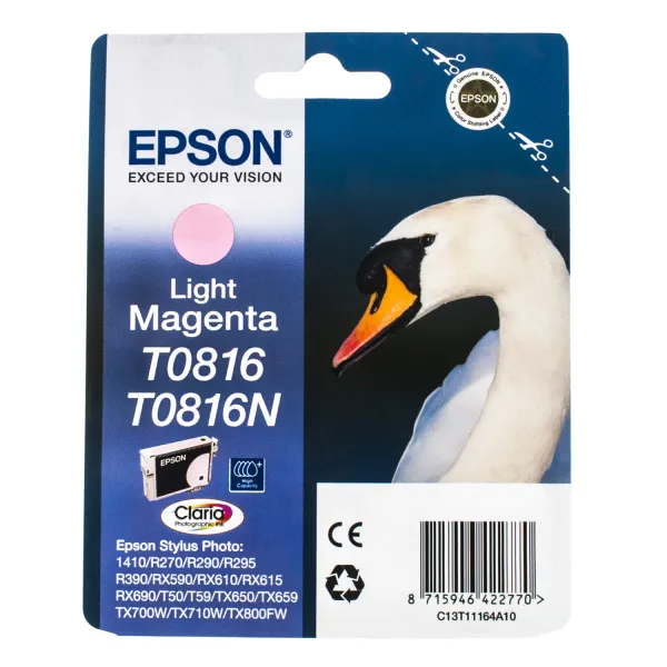 Картридж T08164A/T11164A светло-пурпурный Epson (C13T11164A10)