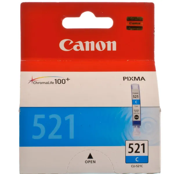 Картридж CLI-521C голубой Canon (2934B004/2934B006) - Фото 2