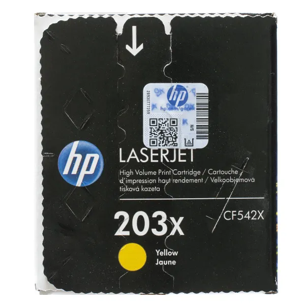 Картридж 203X жовтий HP (CF542X) - Фото 2