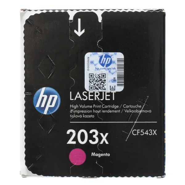 Картридж 203X пурпурный HP (CF543X) - Фото 2