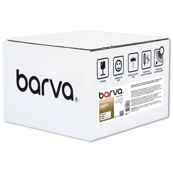 Фотобумага сатиновая 260 г/м2, 10x15 см, 500 л Everyday Barva (IP-VE260-306)