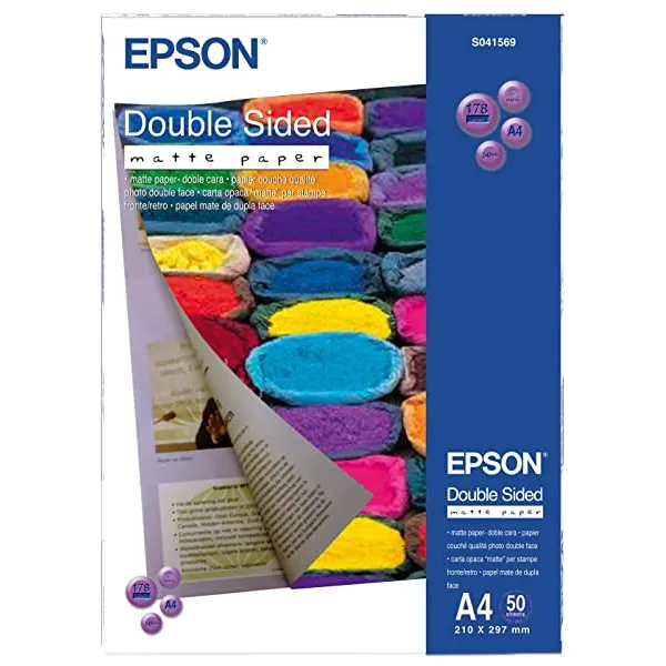 Фотобумага Double-Sided Matte Paper A4, 50 л Epson (C13S041569)