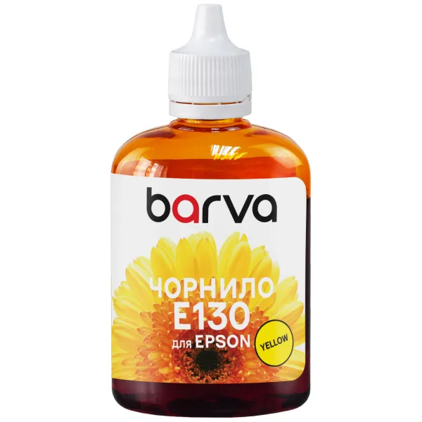 Чернила совместимые для Epson T0734/T0924/T1294/T1304 специальные 90 г, пигментные, желтые Barva (E130-530)