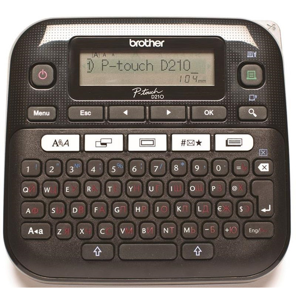 Принтер для печати наклеек PT-D210 Brother (PTD210R1)