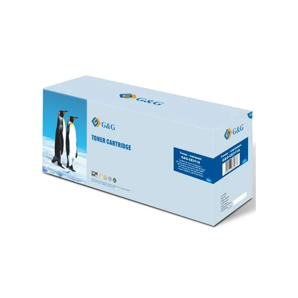 Картридж совместимый HP 126A (CE311A) голубой G&G (G&G-CE311A)