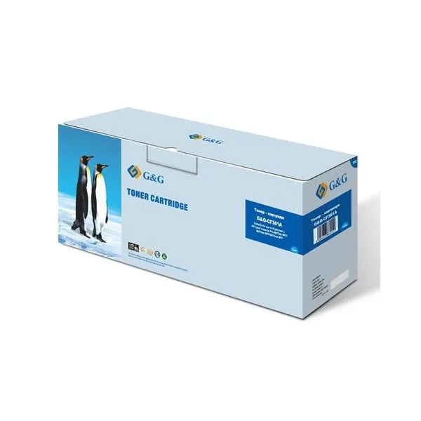 Картридж совместимый HP 312A (CF381A) голубой G&G (G&G-CF381A)