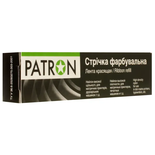 Лента для матричных картриджей 12,7 ммх16 м, кольцо, HD Patron