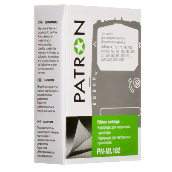 Картридж совместимый Oki MicroLine 182 черный Patron (PN-ML182)