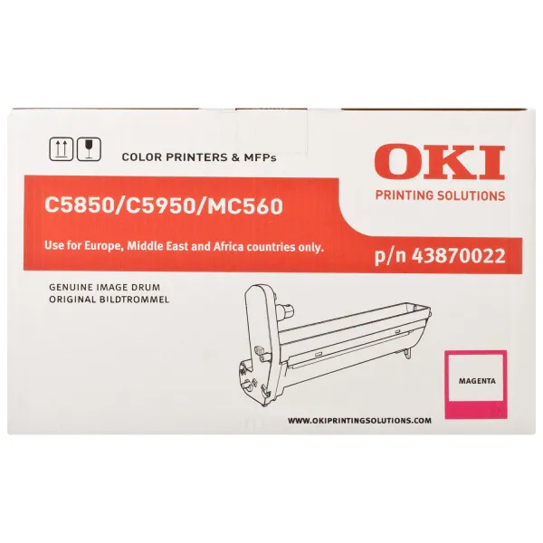 Драм-картридж C5850_5950 пурпуровий Oki (43870022) - Фото 2