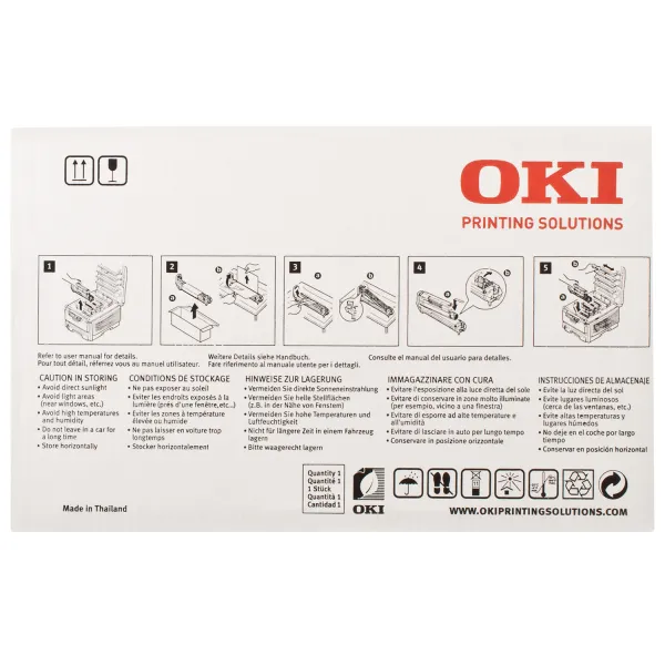 Драм-картридж C5850_5950 пурпуровий Oki (43870022) - Фото 3