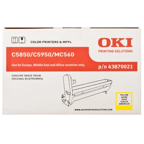 Драм-картридж C5850_5950 жовтий Oki (43870021) - Фото 3