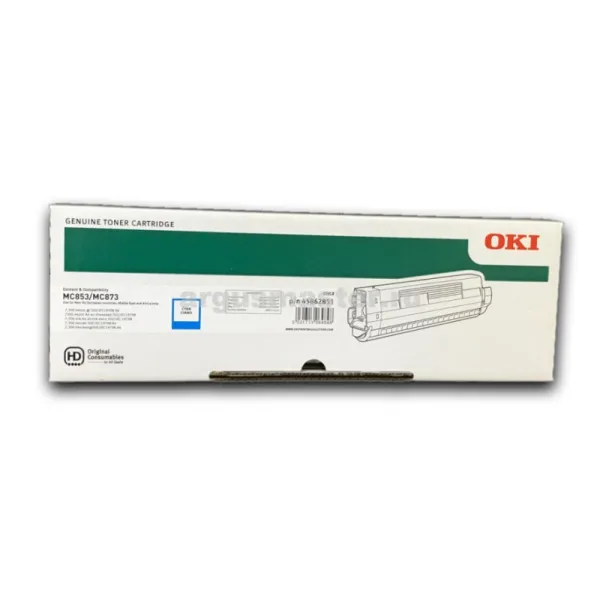 Тонер-картридж MC853/873 голубой Oki (45862851/45862839)