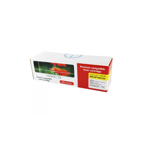 Картридж совместимый HP LJ CE312A желтый Makkon (SE312A)