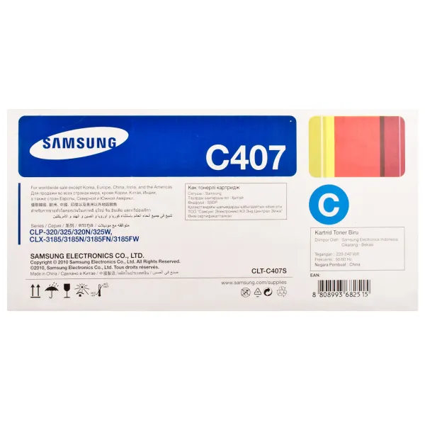 Тонер-картридж CLT-C407S голубой Samsung (ST998A) - Фото 4