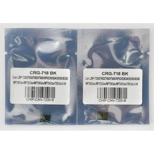 Чип Canon 718 3,4K, черный Everprint (CHIP-CAN-7200-B) - Фото 2