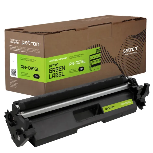 Тонер-картридж совместимый Canon 051 Green Label Patron (PN-051GL)