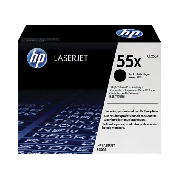 Картридж 55X черный HP (CE255X)