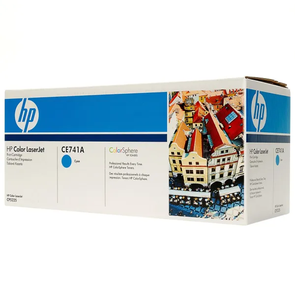 Картридж 307A голубой HP (CE741A)