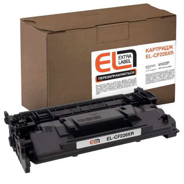 Картридж сумісний HP 26X (CF226X) Extra Label (EL-CF226XR)