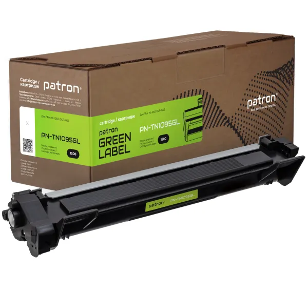 Тонер-картридж совместимый Brother TN-1095 Green Label Patron (PN-TN1095GL)