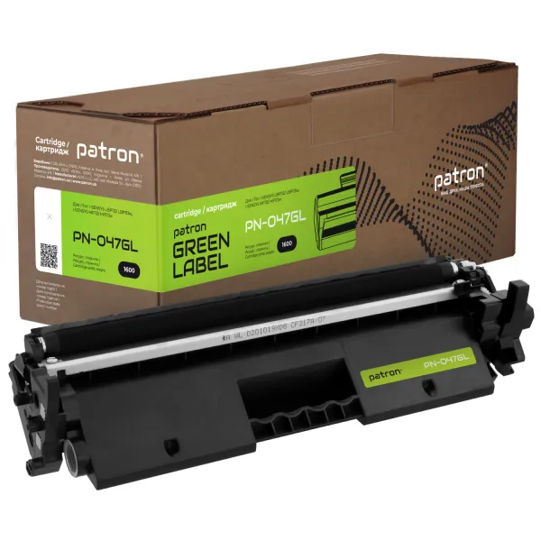 Тонер-картридж совместимый Canon 047 Green Label Patron (PN-047GL)