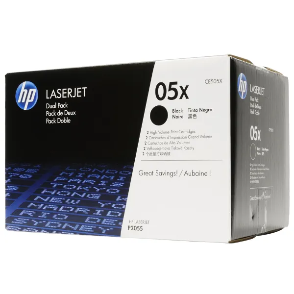 Картридж 05X черный HP (CE505XD)