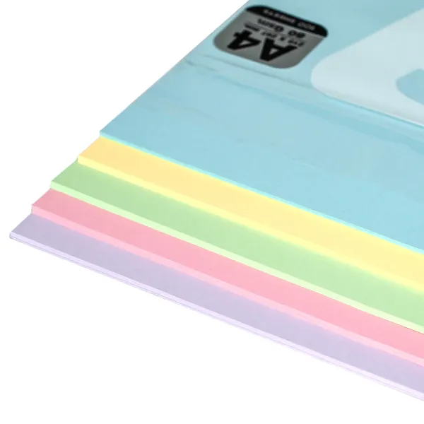 Бумага офисная цветная А4, 80 г/м2, 100 л, 5 цветов Rainbow 3 Pastel Double A (151308) - Фото 2