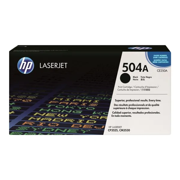 Картридж 504А черный HP (CE250А)