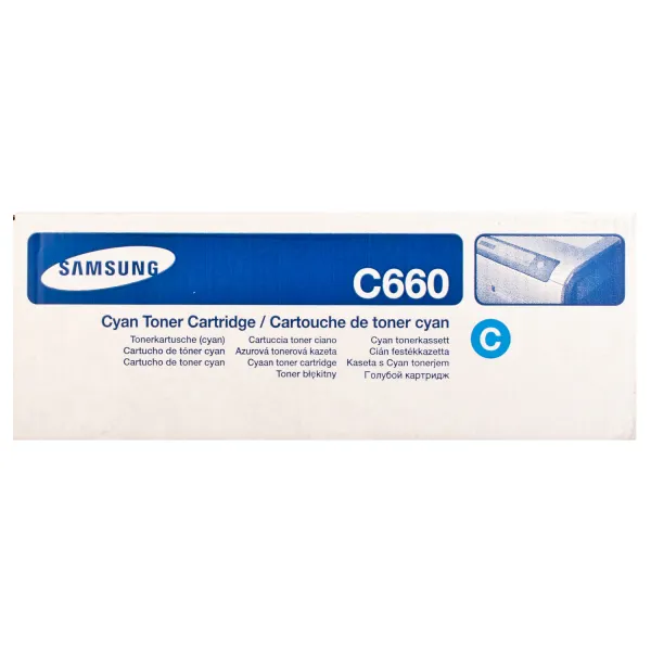 Тонер-картридж CLP-C660A голубой Samsung - Фото 5
