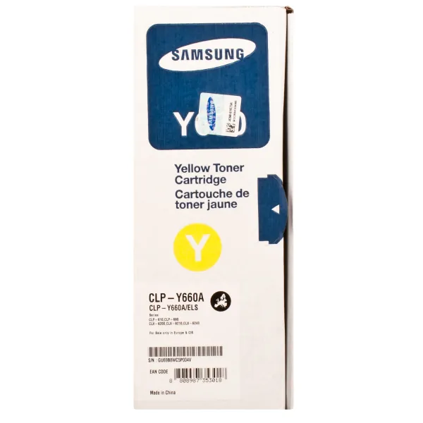 Тонер-картридж CLP-Y660A жовтий Samsung (CLP-Y660A) - Фото 5