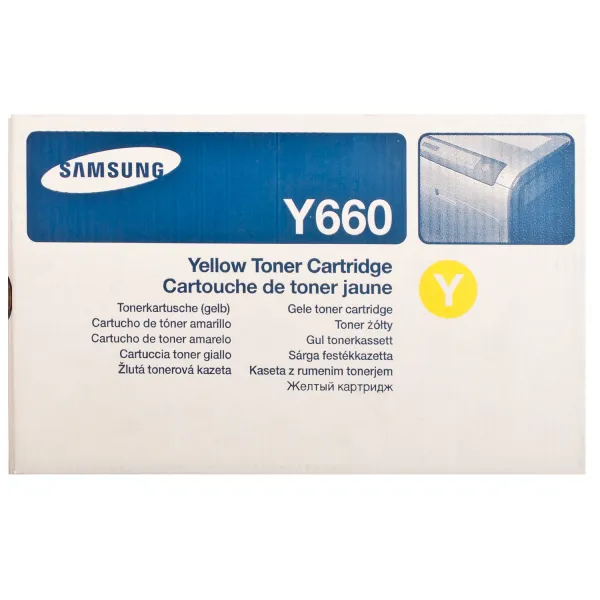 Тонер-картридж CLP-Y660B жовтий Samsung (CLP-Y660B) - Фото 2