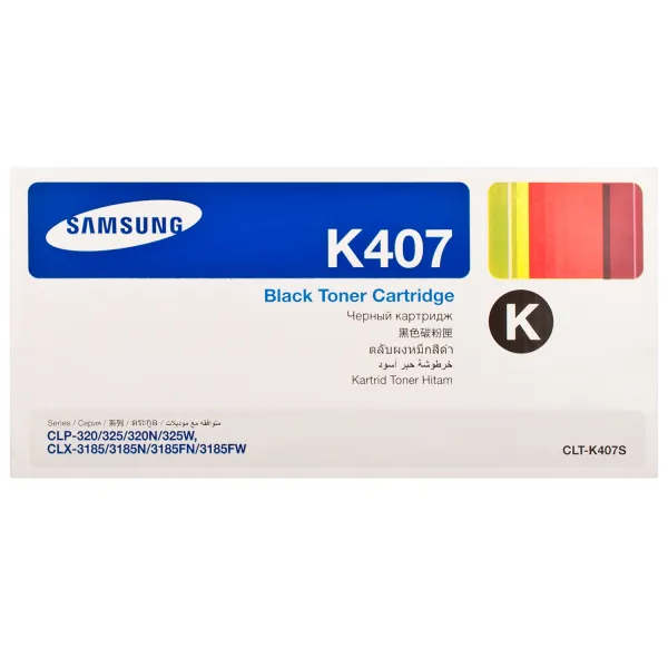 Тонер-картридж CLT-K407S чорний Samsung (SU132A) - Фото 5