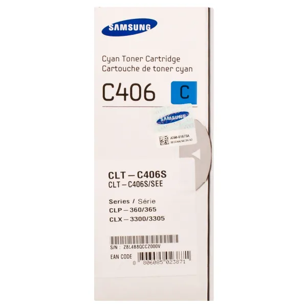 Тонер-картридж CLT-C409S голубой Samsung (SU007A) - Фото 2