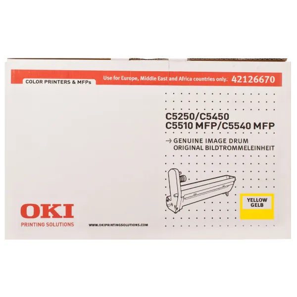 Драм-картридж C5250 желтый Oki (42126670) - Фото 2